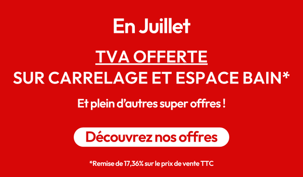 En Juillet, TVA OFFERTE !