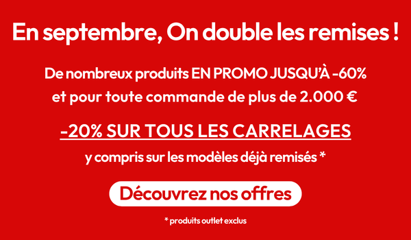 En septembre, ON DOUBLE LES REMISES !