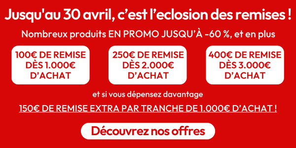 En avril, c'est l'eclosion des remises !