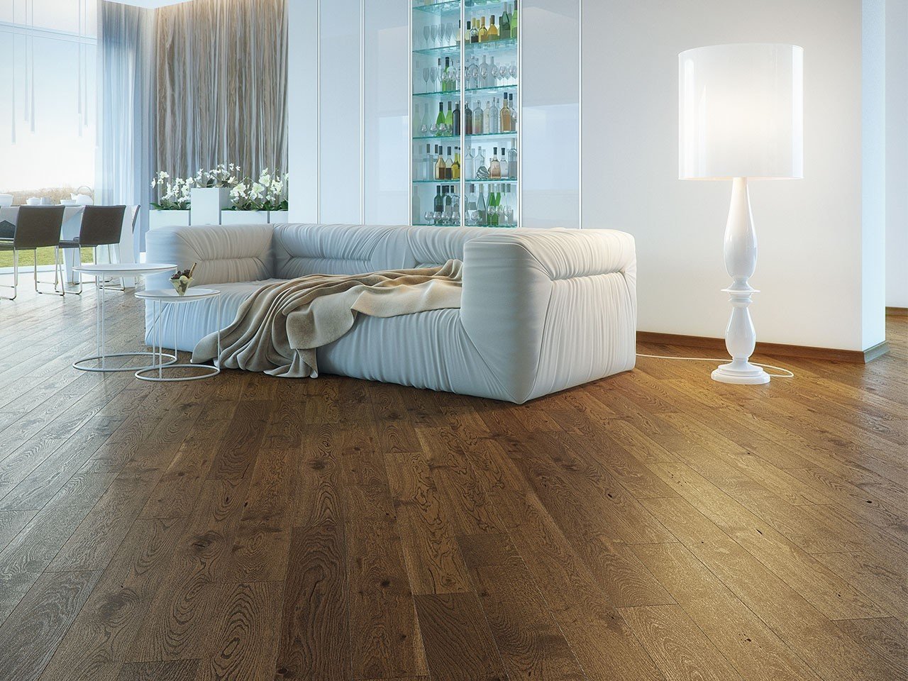Salon parquet en chêne
