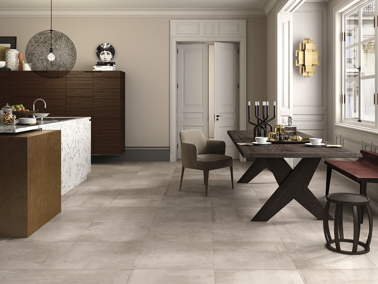 Gres Effetto Resina Porta Bianca Gres Effetto Resina Porta Bianca