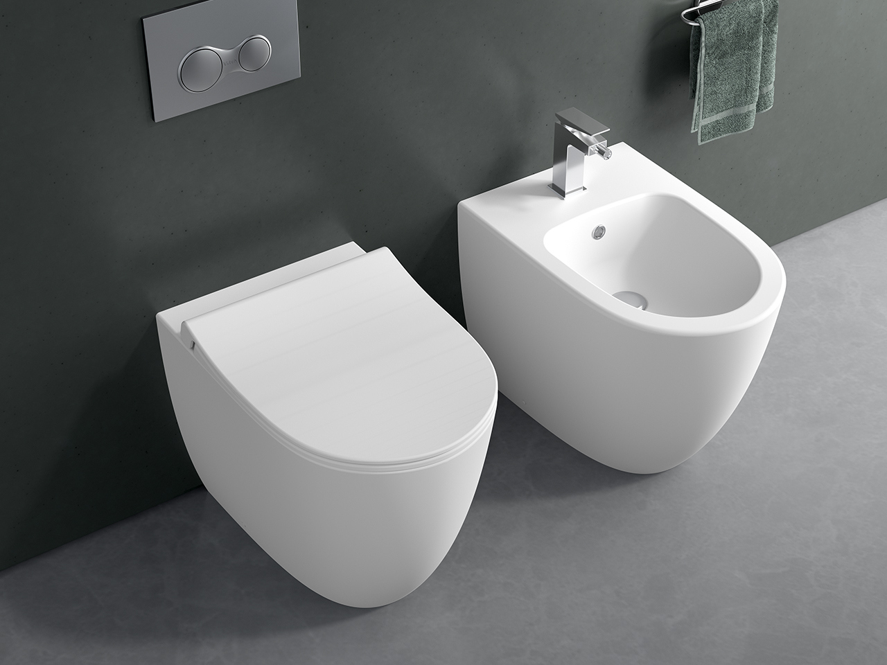 Sanitari a Terra Bagno Scuro Sanitari a Terra Bagno Scuro